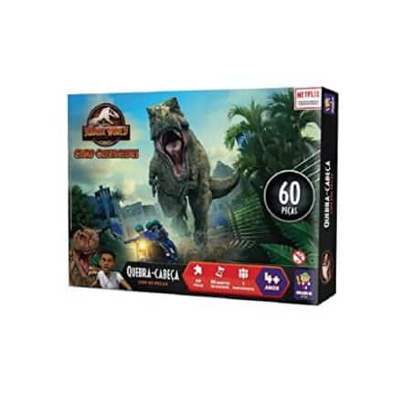 QUEBRA CABEÇA 60 PÇ - T-REX JURASSIC - Webiishop