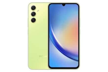 Samsung Galaxy A34 128GB 5G Tela 6.6'' Dual Chip 6GB RAM Câmera Tripla de até 48MP + Selfie 13MP Bateria de 5000mAh - Verde Lima - Webiishop