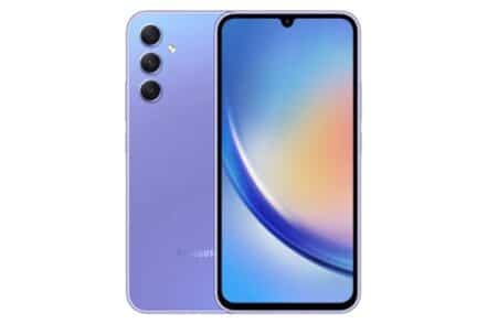 Samsung Galaxy A34 128GB 5G Tela 6.6'' Dual Chip 6GB RAM Câmera Tripla de até 48MP + Selfie 13MP Bateria de 5000mAh - Violeta - Webiishop