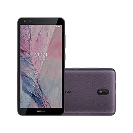 Smartphone Nokia C01 Plus 32GB, 4G, Tela 5.45”, Dual Chip, 1GB RAM, Câmera 5.0MP + Selfie 5.0MP Roxo – NK041 - Webiishop
