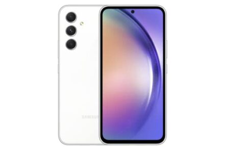 Smartphone Samsung Galaxy A54 5G 256GB 8GB RAM Tela 6.4'' Câmera Tripla de até 50MP + Selfie 32MP - Branco - Webiishop