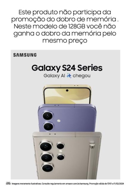 Smartphone Samsung Galaxy S24+, Galaxy AI, Tela de 6.7" 1-120Hz, 256GB, 12GB RAM, Preto - Neste Modelo de 256GB você não ganha o dobro da memória pelo mesmo preço - Webiishop