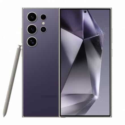 Smartphone Samsung Galaxy S24 Ultra, Galaxy AI, Tela de 6.8" 1-120Hz, 256GB, 12GB RAM, Titânio Violeta - Neste Modelo de 256GB você não ganha o dobro da memória pelo mesmo preço - Webiishop