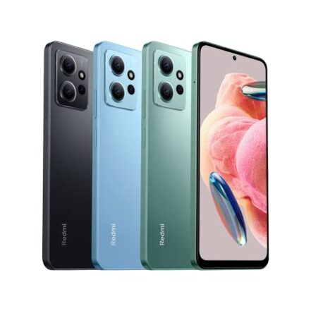 Smartphone Xiaomi Note 12 4G 8GB RAM 256GB ROM Ice Blue - Webiishop