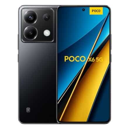 Smartphone Xiaomi POCO X6 5G 8GB+256GB Global Version NFC Snapdragon 7s Gen 2 Smartphone 120Hz FIow AMOLED 64MP Triple Camera With OIS (Black) - Webiishop
