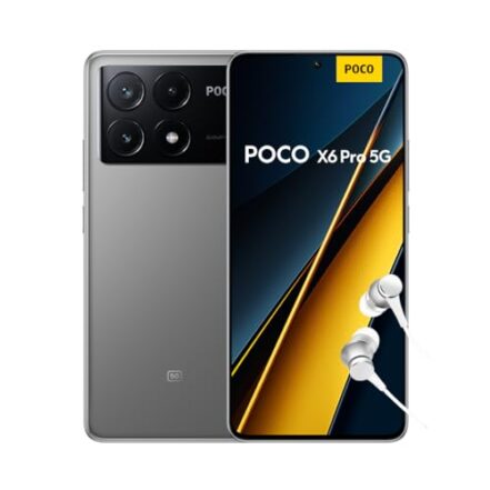 Smartphone Xiaomi POCO X6 Pro 5G 12GB+512GB NFC Dimensity 8300-Ultra 64MP triple camera 67W 120Hz AMOLED Global Version (Cinza) - Webiishop