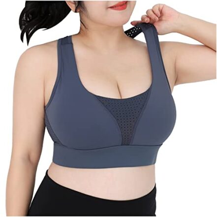 Tawop Sutiã esportivo para mulheres sutiã modelador de malha respirável sem costura sutiã confortável sutiã yoga fitness treino sutiãs - Webiishop