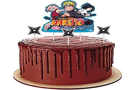 Topper Para Bolo, Festcolor, Naruto, 4 Unidades - Webiishop