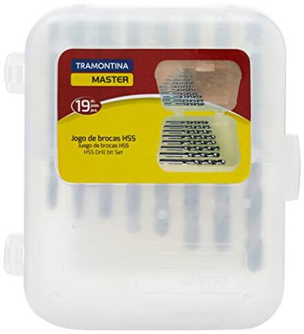 Tramontina 43141519, Jogo de Brocas para Aço 19 Peças - Webiishop