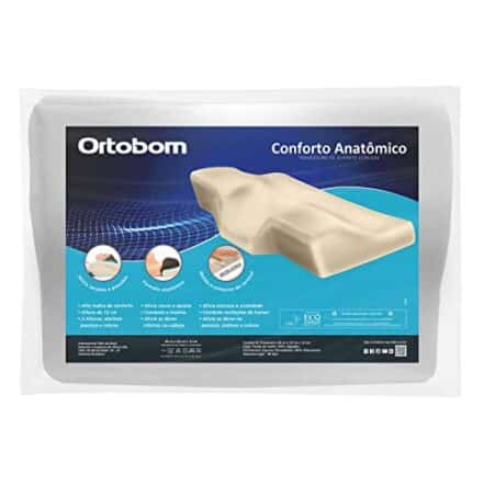 Travesseiro Nasa Cervical Conforto Anatômico Ortopédico - Ortobom - Webiishop