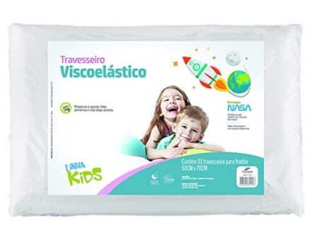 Travesseiro Nasa Kids, Viscoelástico, 50x70cm, Fibrasca - Webiishop
