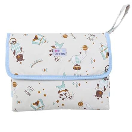 Trocador Portátil Bebe Acolchoado Macio Rn A 36 Meses Baby Blue - Cici e Ben - Webiishop