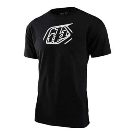 Troy Lee Designs Youth Short Sleeve Tee, Cropped Badge Black, Medium - Webiishop