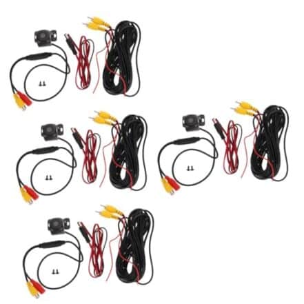 UKCOCO 4 Conjuntos De Câmera Reversa Câmera Reversa Câmera De Backup Traseira Câmera De Visão Traseira Do Veículo Câmeras De Backup Câmera De Backup Para Carro - Webiishop