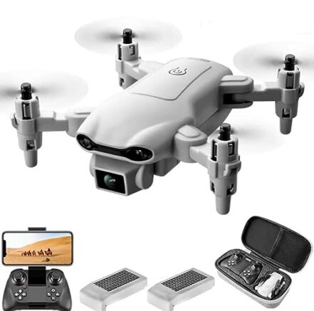 V9 Mini Drone 4K Dual Camera HD Camera 1080P WIFI FPV Fotografia Aérea Helicóptero Dobrável Quadcopter 2 baterias - Webiishop