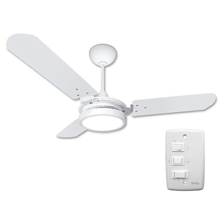 Ventilador De Teto Potente 180w Branco 220v Valen Led Ventex - Webiishop
