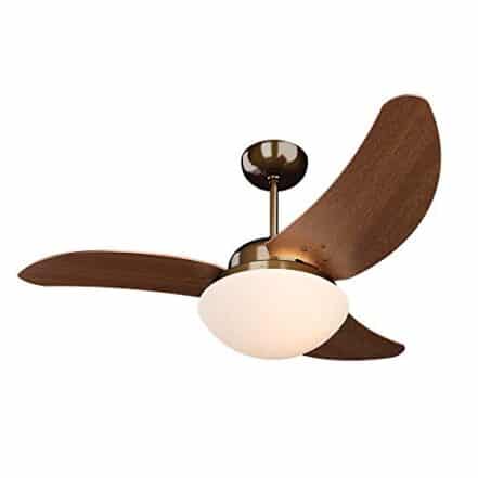 Ventilador Solano 110/127V 3P, Tron, Cobreado/Verniz - Webiishop