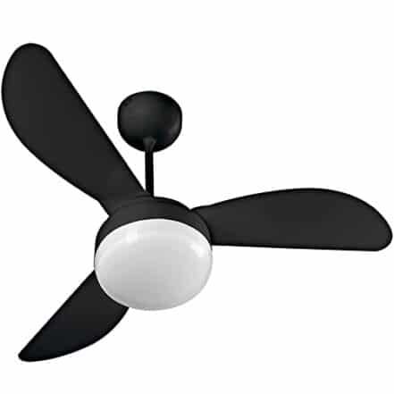Ventilador de Teto Ventisol Fênix Black Inverter Controle Remoto, 6 Velocidades - Bivolt - Webiishop