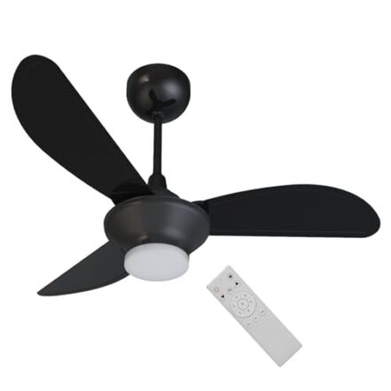 Ventilador de Teto Ventisol Wind Plus Inverter Black Controle Remoto Led Integrada - Bivolt - Webiishop
