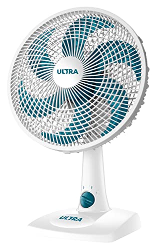 Ventilador de mesa 30cm, Ultra, 110V, Branco/Azul - V-30-6P - Webiishop
