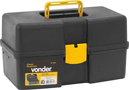 Vonder Caixa Para Ferramentas Plástica Com 2 Bandejas 37 0 Cm X 22 0 Cm X 20 0 Cm Vd 2001 - Webiishop