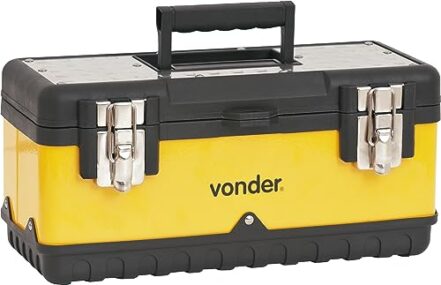 Vonder Caixa Para Ferramentas Plástica/Metálica 38 0 Cm X 16 0 Cm X 18 0 Cm Cmv 0380 - Webiishop