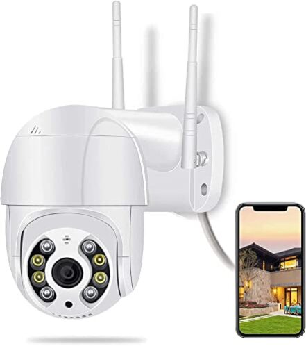 Wifi Hd 1080p A8 Câmera de Segurança, Câmera Ip Icsee Prova D'água Infravermelho Externa（Smartcamera-A08） - Webiishop