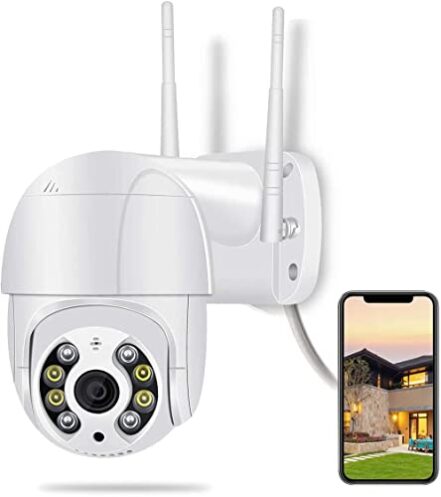 Wifi Hd 1080p Câmera de Segurança, Câmera Ip Icsee Prova D'água Infravermelho Externa - Webiishop