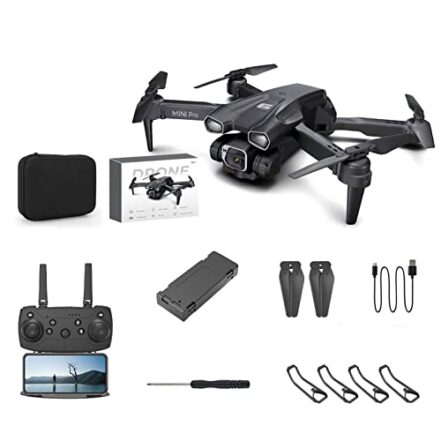 YUSIHUA H66 Dron Drone Plegable Con Cámara Para Adultos 4k 1080P HD rc Drones Juguetes GPS Auto Return One Touch Despegue y Aterrizaje (con funda de transporte) (Preto) - Webiishop
