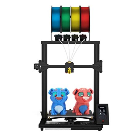 Z8PM4 PRO FDM Impressora 3D 300x300x400mm Área de construção 4-IN-1-OUT Extrusora de metal misturada Impressão colorida com TFT-LCD de 4,3 '' Suporte Detecção de filamento de nível - Webiishop