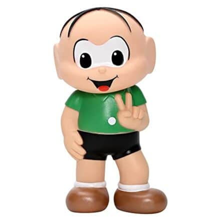 Zippy Toys Boneco Turma da Mônica de Vinil Personagem Cebolinha Diversão Garantida Para Os Pequenos, Durável Feito com Material Resistente e de Qualidade com 18cm de Altura - Webiishop