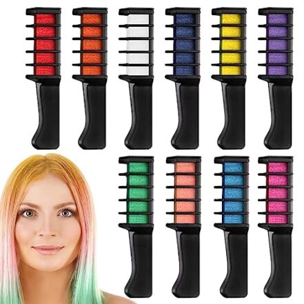 cor cabelo para crianças | Spray cabelo cor giz para crianças,Spray cabelo colorido para crianças tintura cabelo para meninas e meninos, lavável para aniversário Shrigm - Webiishop