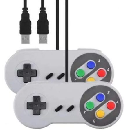 2 Controles Super Nintendo Snes Usb Para Pc Mac Linux Raspberry - Webiishop