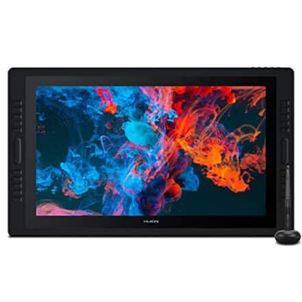 2020 HUION Kamvas Pro 24 Monitor de Desenho 2.5K Resolução QHD Tela Laminada Completa Vidro Antirreflexo 20 Teclas Expressas com Dupla Barra de Toque Sem Bateria Stylus 8192 Sensibilidade - Webiishop