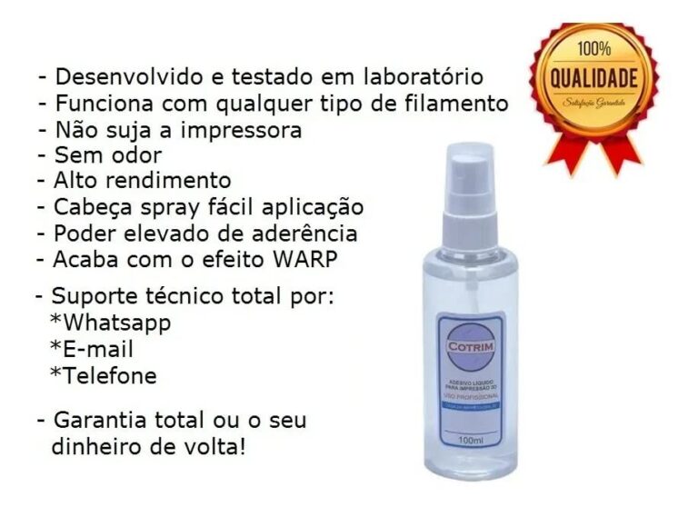 4x Adesivo Liquido Impressora 3d A.bond Pla Abs 400ml - Webiishop