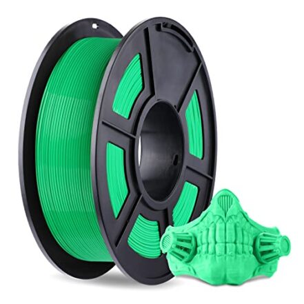 ANYCUBIC Filamento para impressora 3D PLA 1,75 mm, Filamento para impressora FDM Carretel de 1 kg (2,2 lbs), Precisão dimensional +/- 0,02 mm (1 kg, verde) - Webiishop