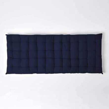 Almofada de banco externa/interna, espreguiçadeira de balanço antiderrapante, almofada de cadeira de vime Loveseat, almofada de substituição externa para móveis de pátio, almofada de jardim macia e es - Webiishop