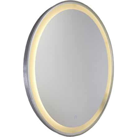 Artcraft Lighting AM300 Espelho LED contemporâneo moderno da coleção Reflections em estanho, níquel, acabamento prateado, 59,6 cm - Webiishop