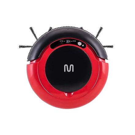 Aspirador de Pó Robô Mars Varre + Aspira + Passa Pano Bivolt com 30W e Bateria Recarregável, Vermelho/Preto Multi Home - HO400 - Webiishop