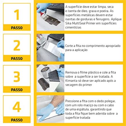 CIPLAK KIMANTA ALUMINIO - Fita adesiva impermeável para vedação em telhados, calhas, claraboias, Rolo 30cm x 10m - Webiishop