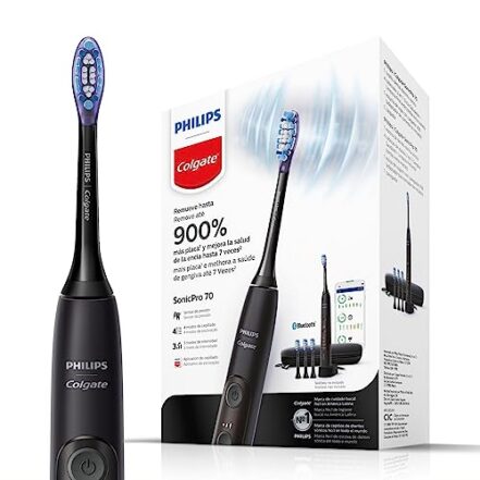 Colgate Escova De Dente Elétrica Philips Sonicpro 70 Recarregável Bivolt Tem 3 Refis E Um Estojo Para Viagem - Webiishop
