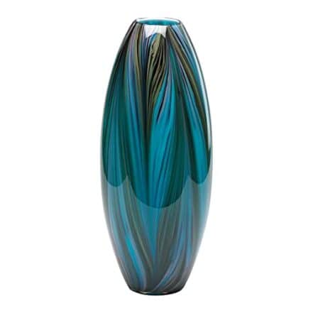 Cyan Design 02920 Vaso de pena de pavão, azul - Webiishop