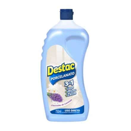 Destac Limpa Piso Para Pisos Porcelanato Cerâmica Lavanda E Alfazema 750Ml - Webiishop