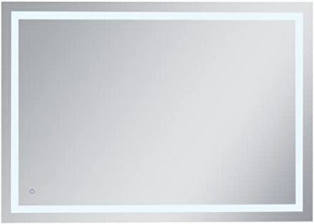 Elegant Decor Espelho Helios 106,66 cm x 152,4 cm com sensor de toque e mudança de cor de temperatura 3000K/4200K/6400K - Webiishop