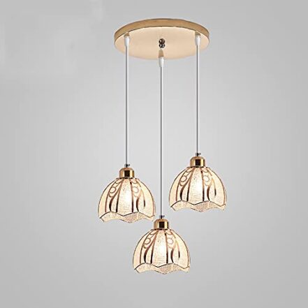 Encaixe de luz pendente moderno em espiral de 3, luminária pendente industrial de cristal E27, suporte de lâmpada estilo Edison, encaixe de luz de teto pendente suspenso - cobre rosa vision - Webiishop
