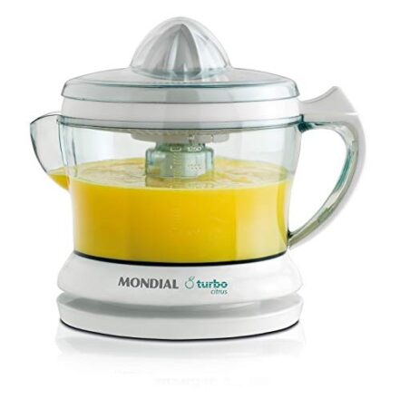 Espremedor de Frutas Mondial, Turbo Citrus, 110V, Branco - E-01 - Webiishop