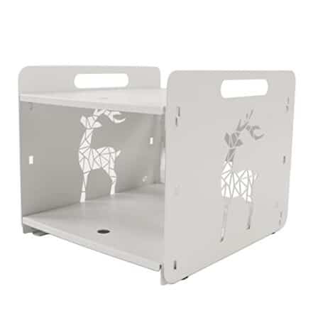 Estante de mesa removível e durável para livros, design requintado de cervo, suportes para livros decorativos, forte capacidade de rolamento, mesa, rack de armazenamento de livros para prateleiras, es - Webiishop