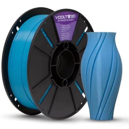 Filamento PLA Azul Cyan Premium 1kg, 1.75Mm, Para Impressoras 3D - Voolt3D - Webiishop