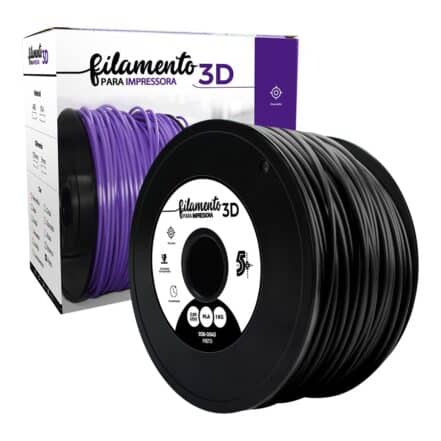 Filamento Pla Preto - 3Mm - 1Kg 5+ Pla, Vermelho, 3Mm - Webiishop