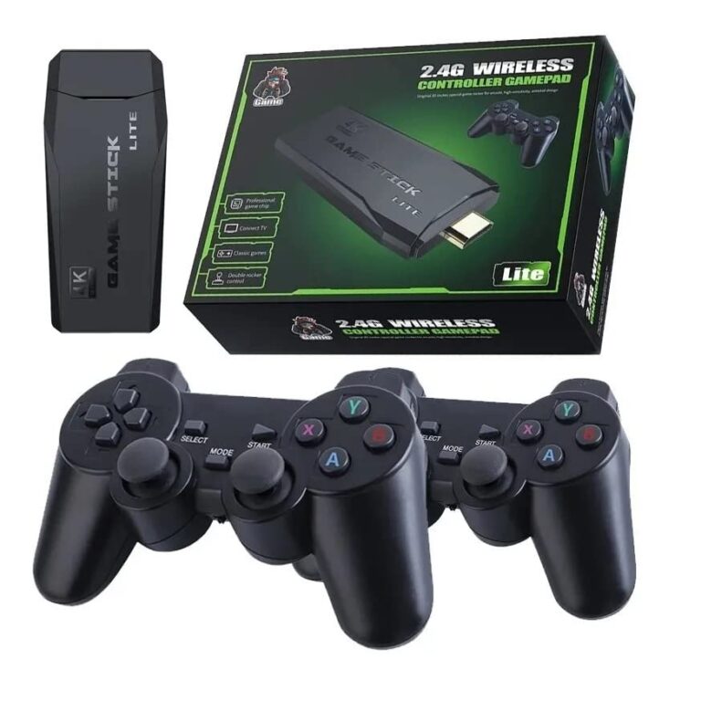 Game Stick 4k 10mil Jogos Retro 2 Controles - Webiishop